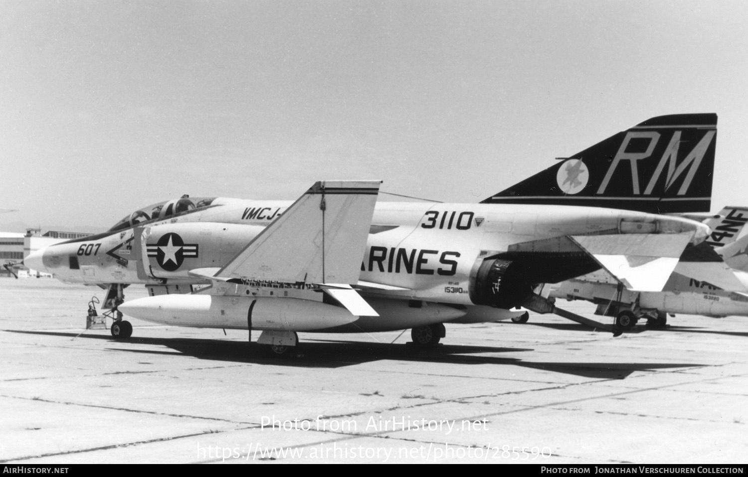 Aircraft Photo of 153110 | McDonnell RF-4B Phantom II | USA - Marines | AirHistory.net #285590