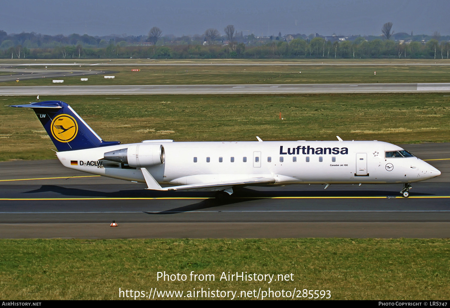 Aircraft Photo of D-ACLW | Canadair CRJ-100LR (CL-600-2B19) | Lufthansa | AirHistory.net #285593