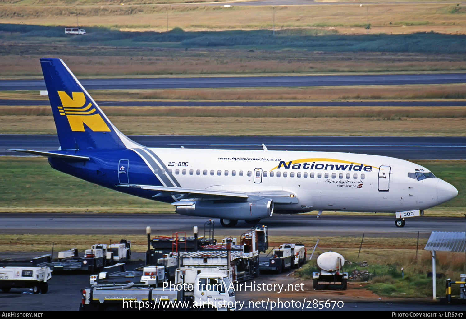 Aircraft Photo of ZS-OOC | Boeing 737-258/Adv | Nationwide Airlines | AirHistory.net #285670