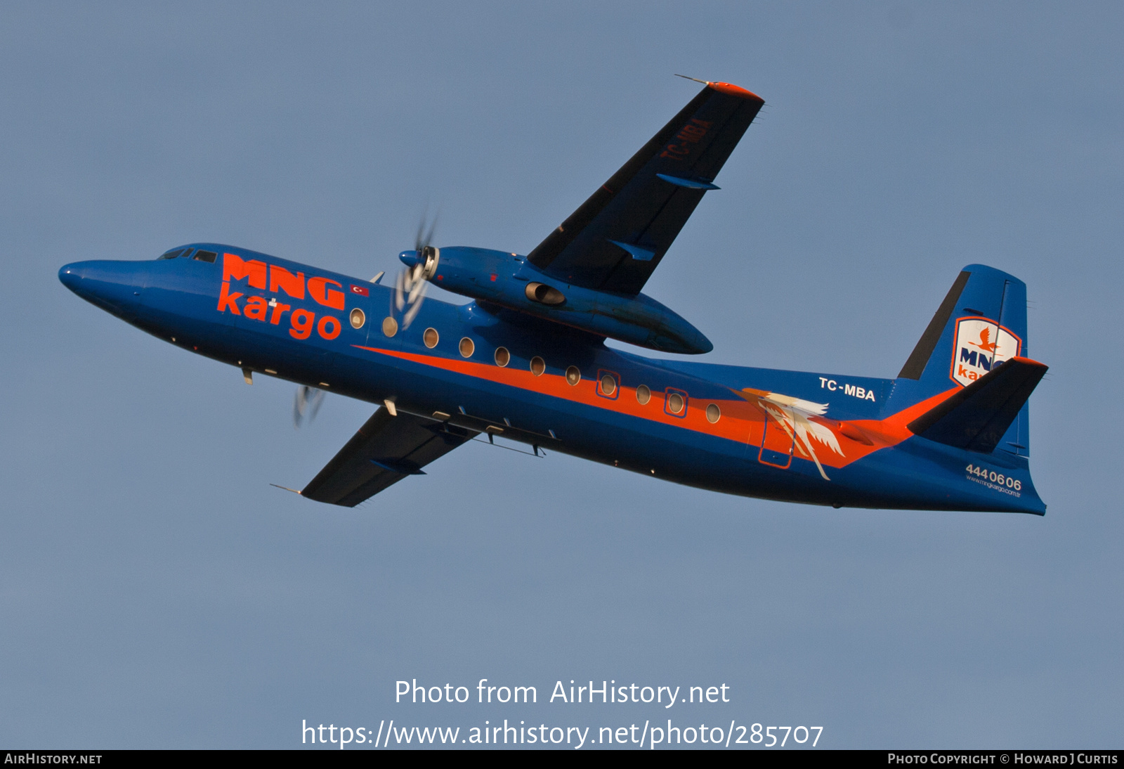 Aircraft Photo of TC-MBA | Fokker F27-500 Friendship | MNG Kargo | AirHistory.net #285707