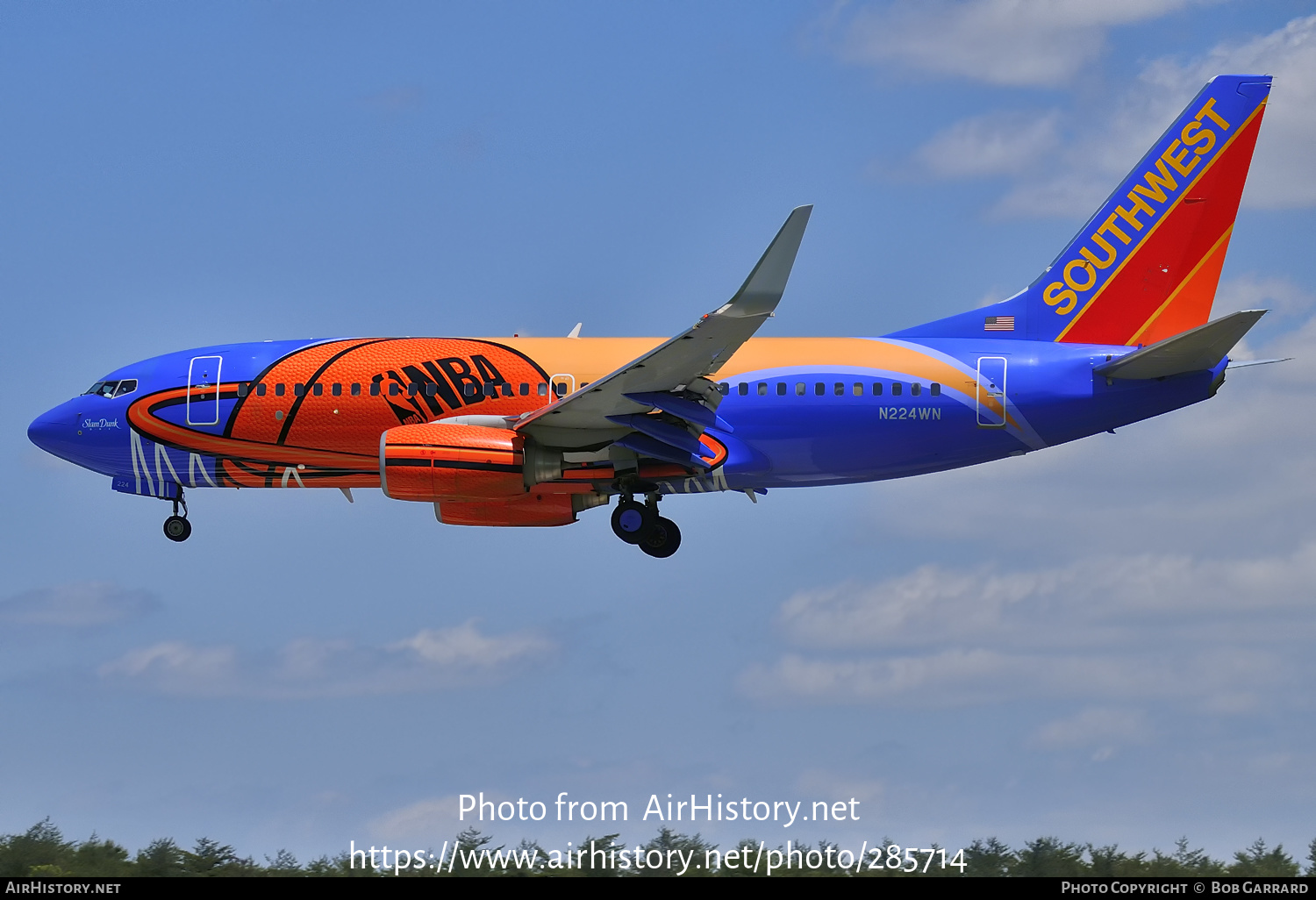 Aircraft Photo of N224WN | Boeing 737-7H4 | Southwest Airlines | AirHistory.net #285714