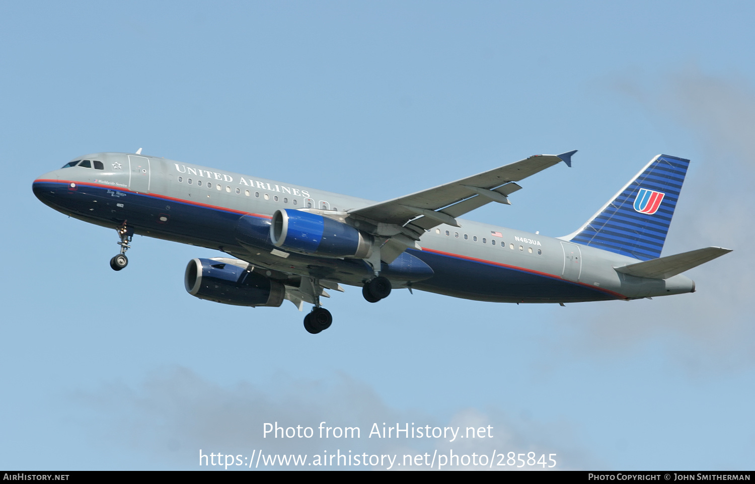 Aircraft Photo of N463UA | Airbus A320-232 | United Airlines | AirHistory.net #285845