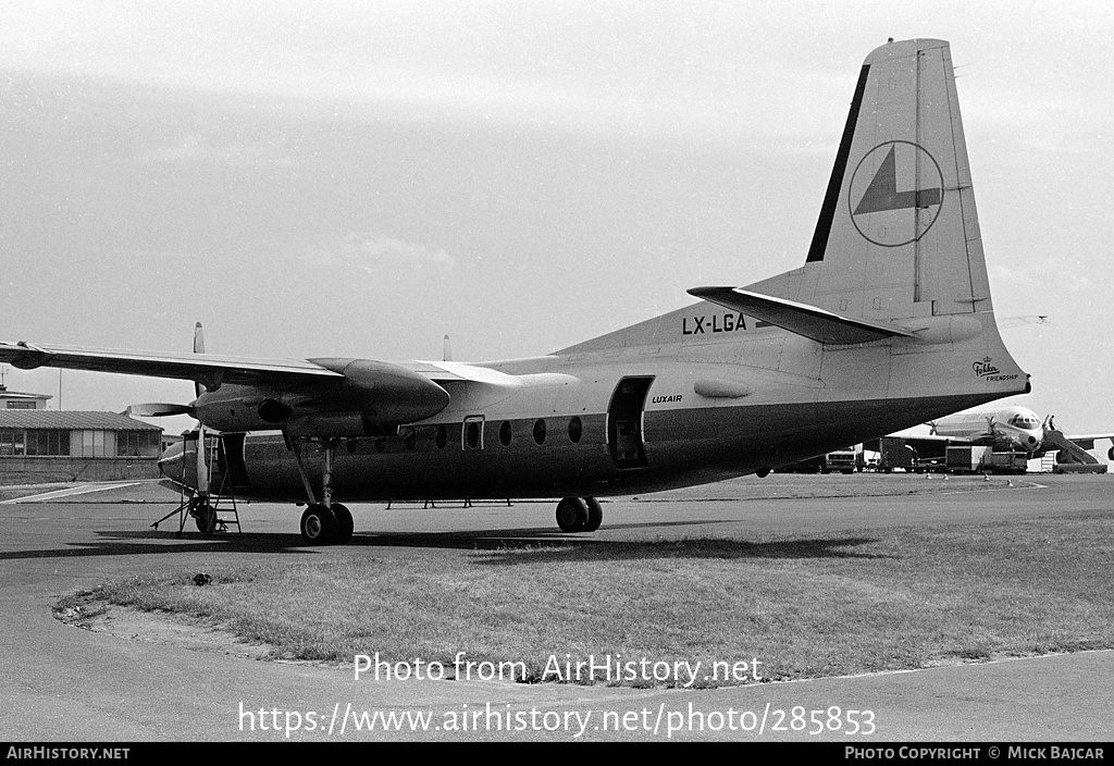 Aircraft Photo of LX-LGA | Fokker F27-100 Friendship | Luxair | AirHistory.net #285853