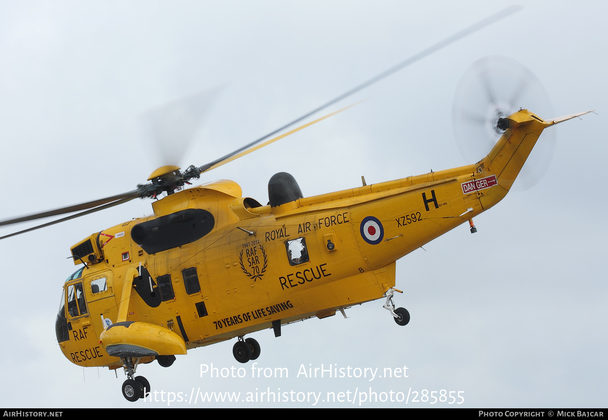 Aircraft Photo of XZ592 | Westland WS-61 Sea King HAR3 | UK - Air Force | AirHistory.net #285855