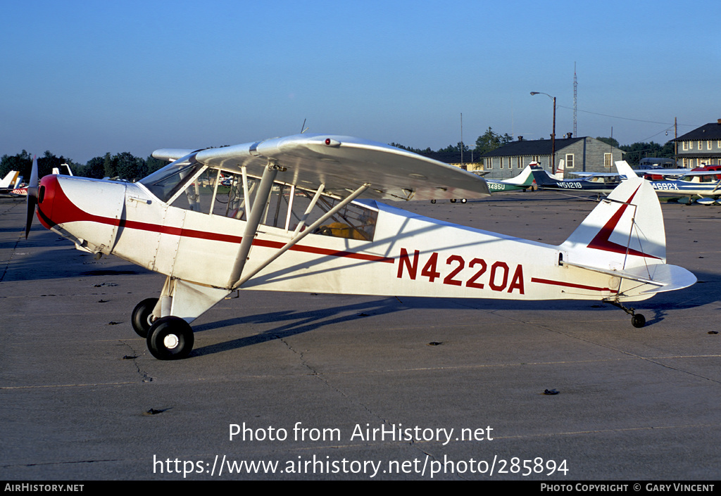 Aircraft Photo of N4220A | Piper L-21A Super Cub | AirHistory.net #285894