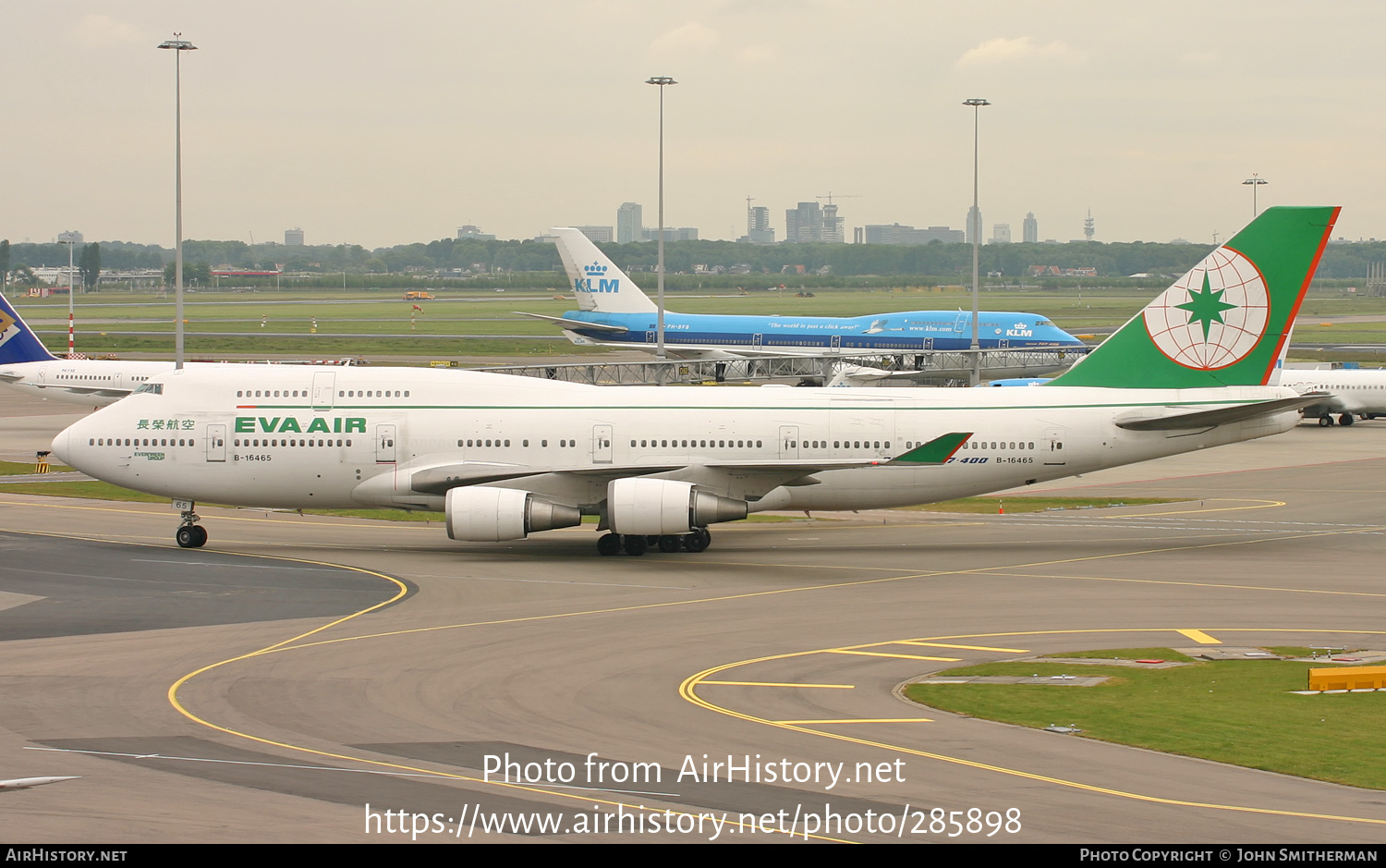 Aircraft Photo of B-16465 | Boeing 747-45EM | EVA Air | AirHistory.net #285898