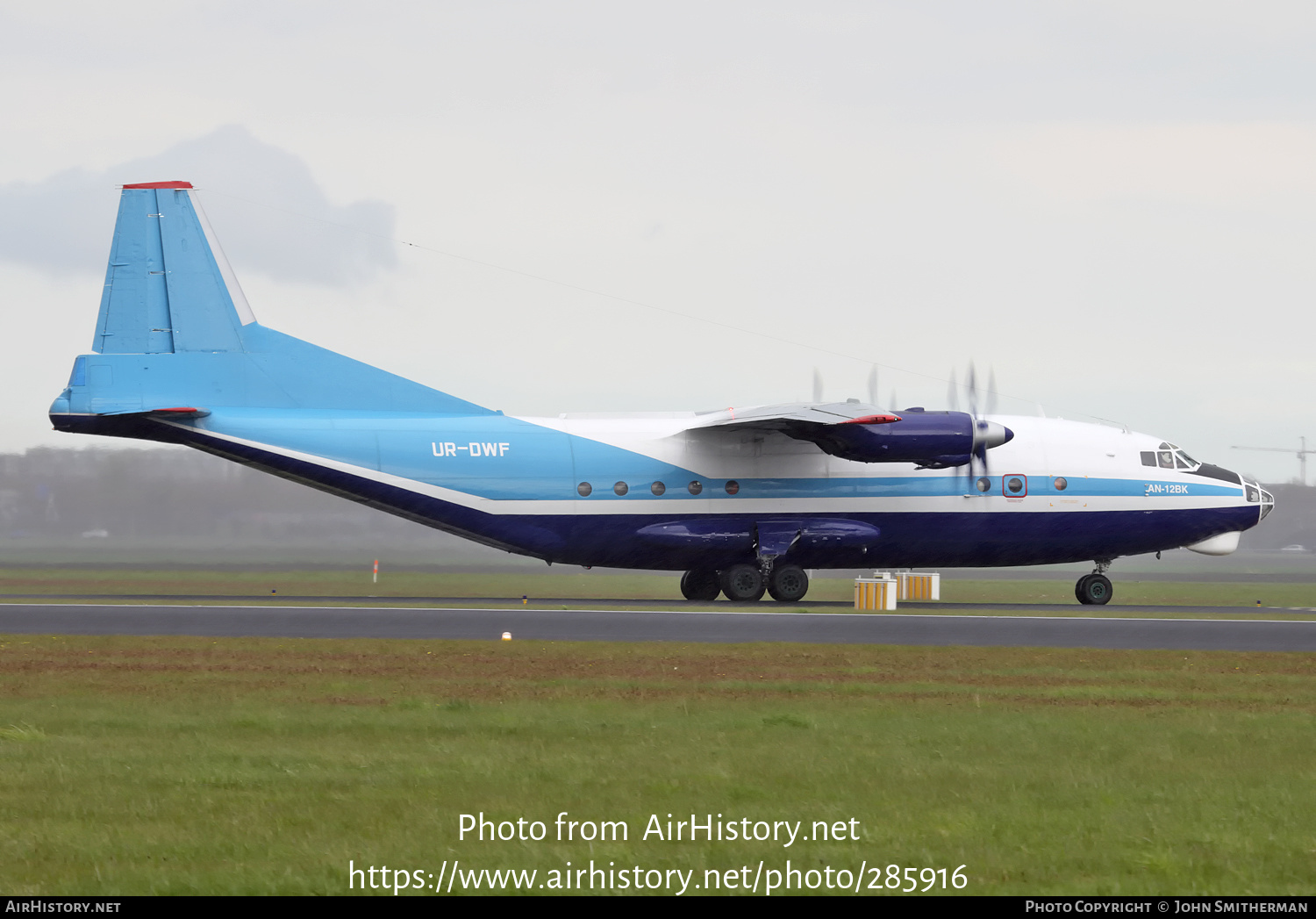 Aircraft Photo of UR-DWF | Antonov An-12BK | AirHistory.net #285916