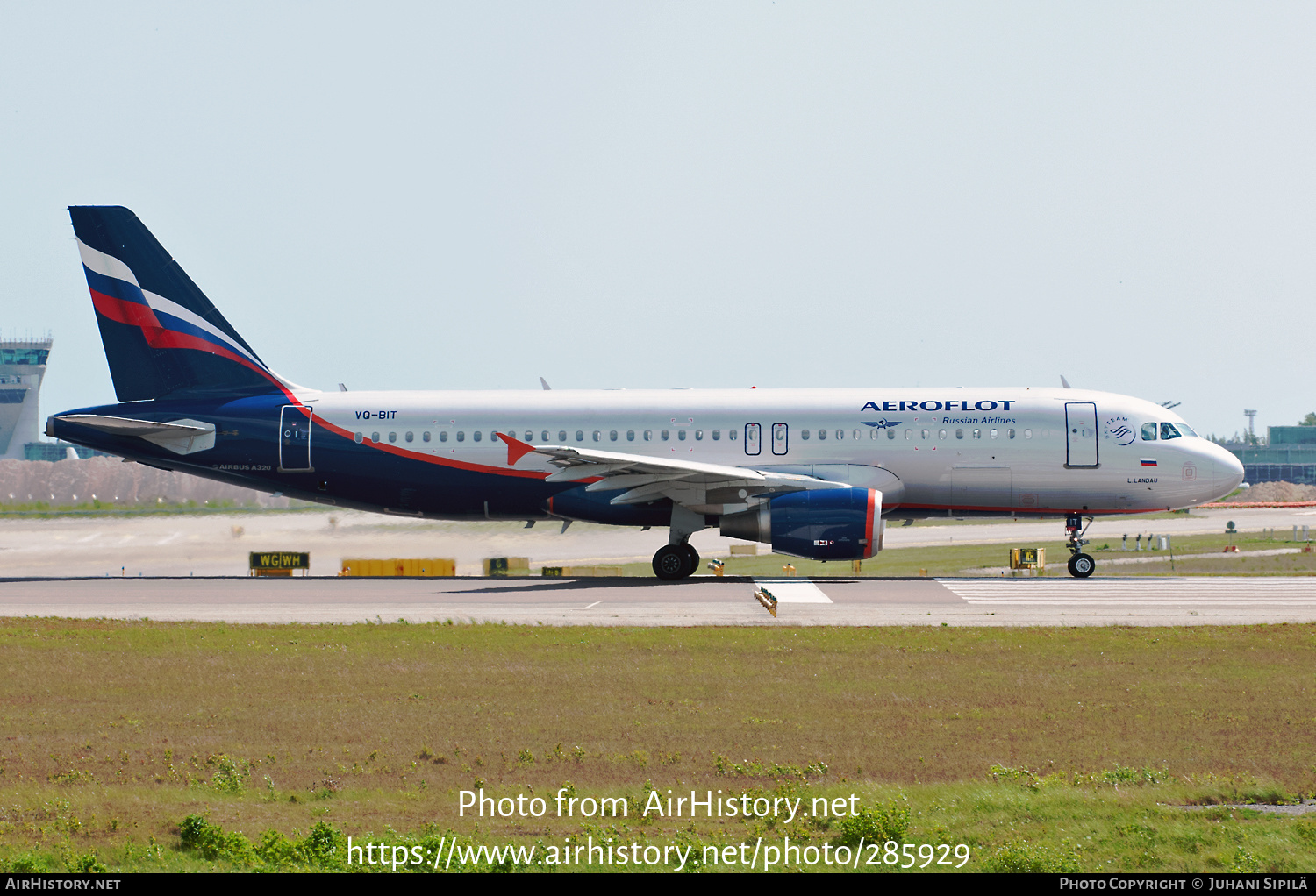 Aircraft Photo of VQ-BIT | Airbus A320-214 | Aeroflot - Russian Airlines | AirHistory.net #285929