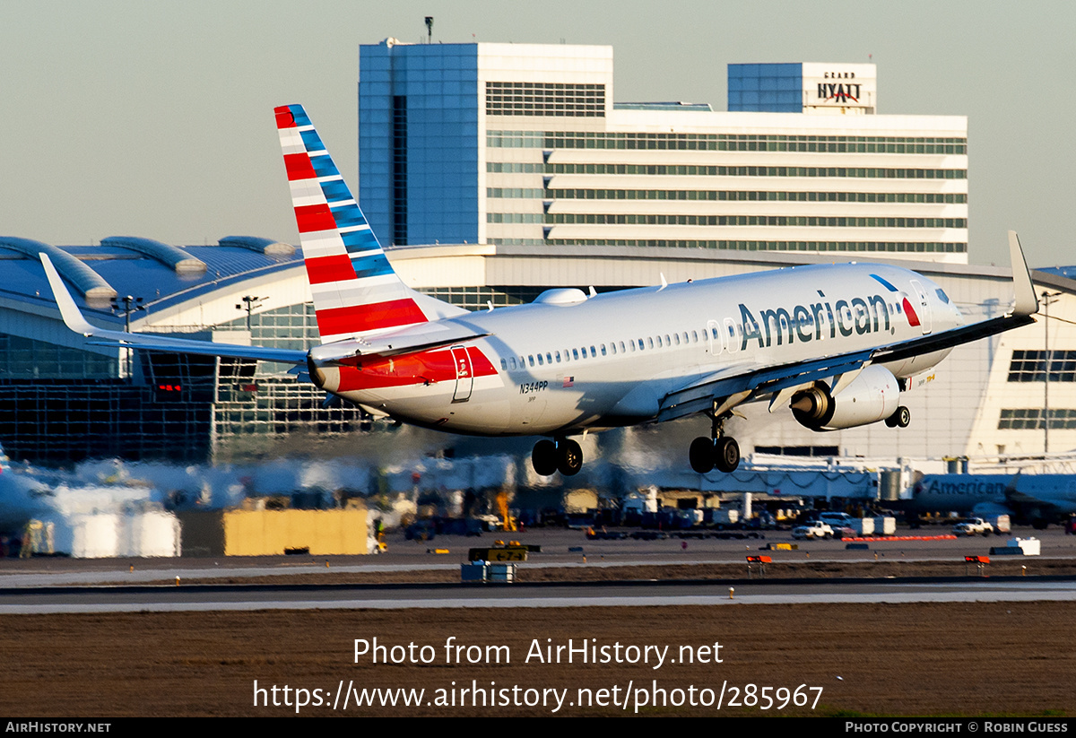 Aircraft Photo of N344PP | Boeing 737-823 | American Airlines | AirHistory.net #285967