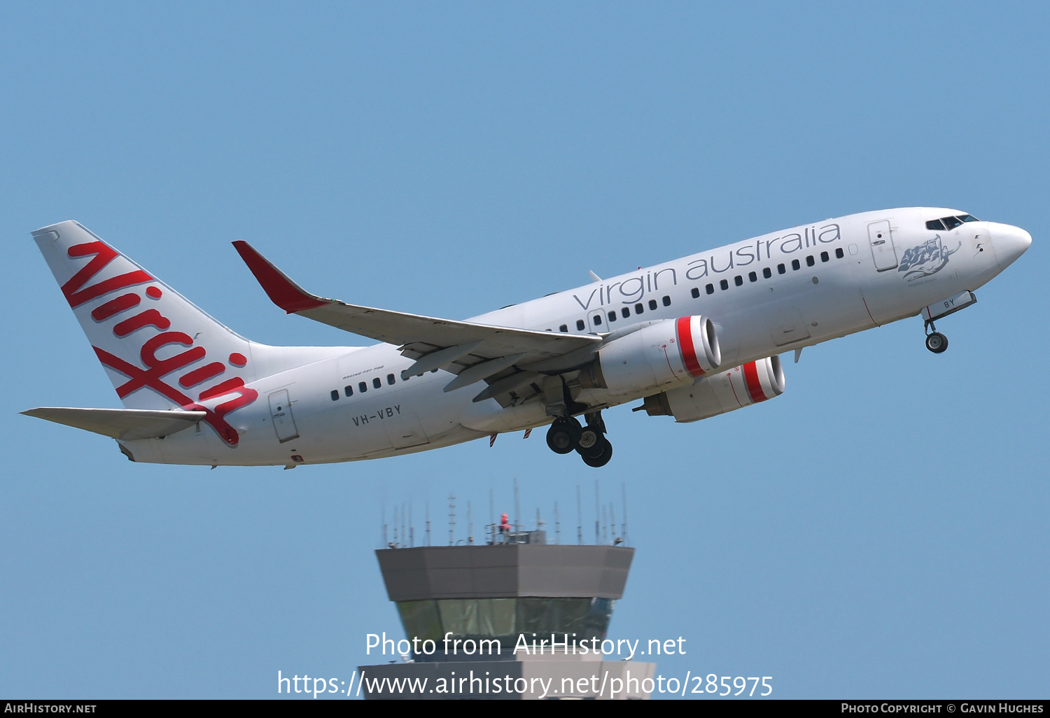 Aircraft Photo of VH-VBY | Boeing 737-7FE | Virgin Australia Airlines | AirHistory.net #285975