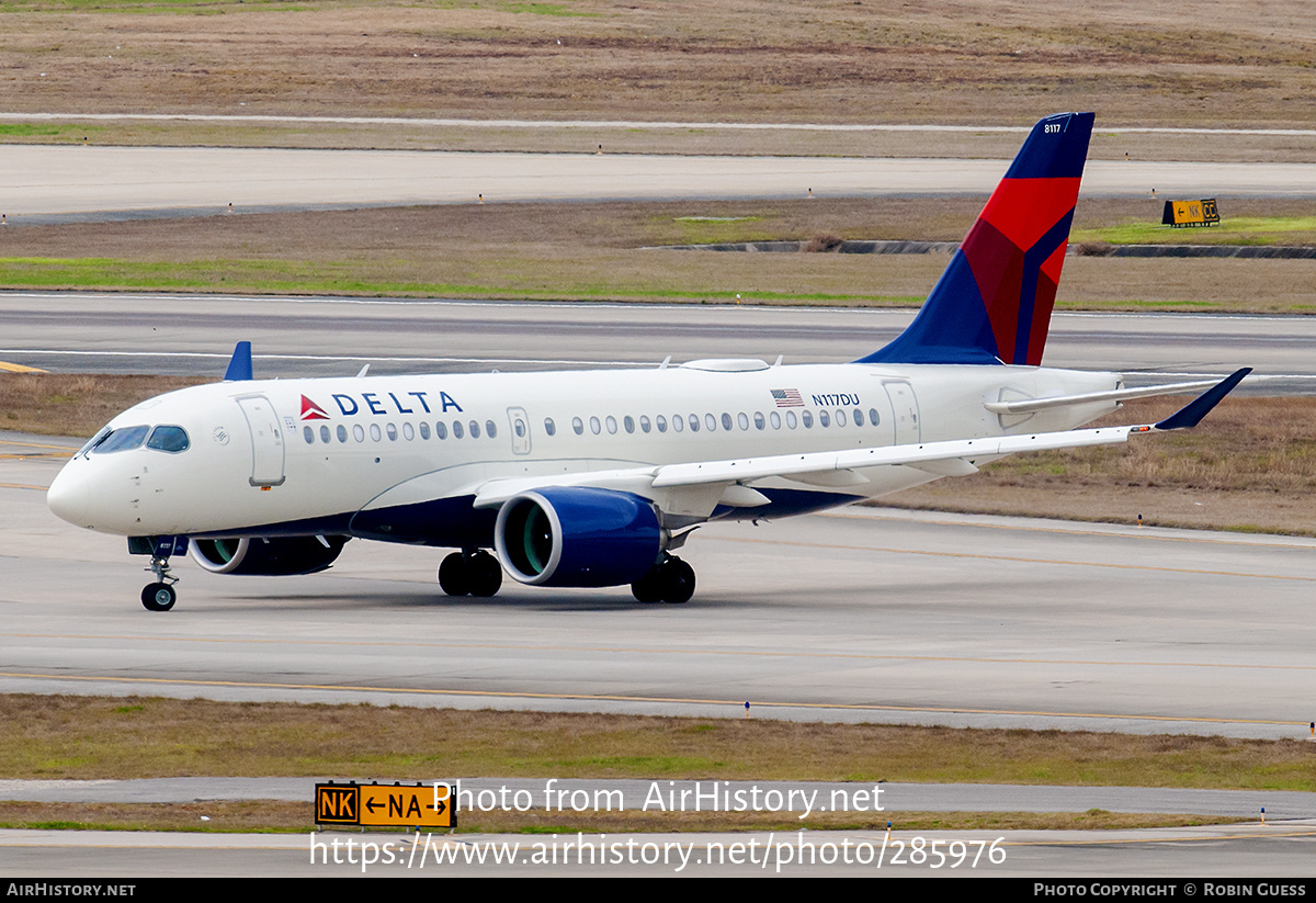 Aircraft Photo of N117DU | Airbus A220-171 (BD-500-1A10) | Delta Air Lines | AirHistory.net #285976