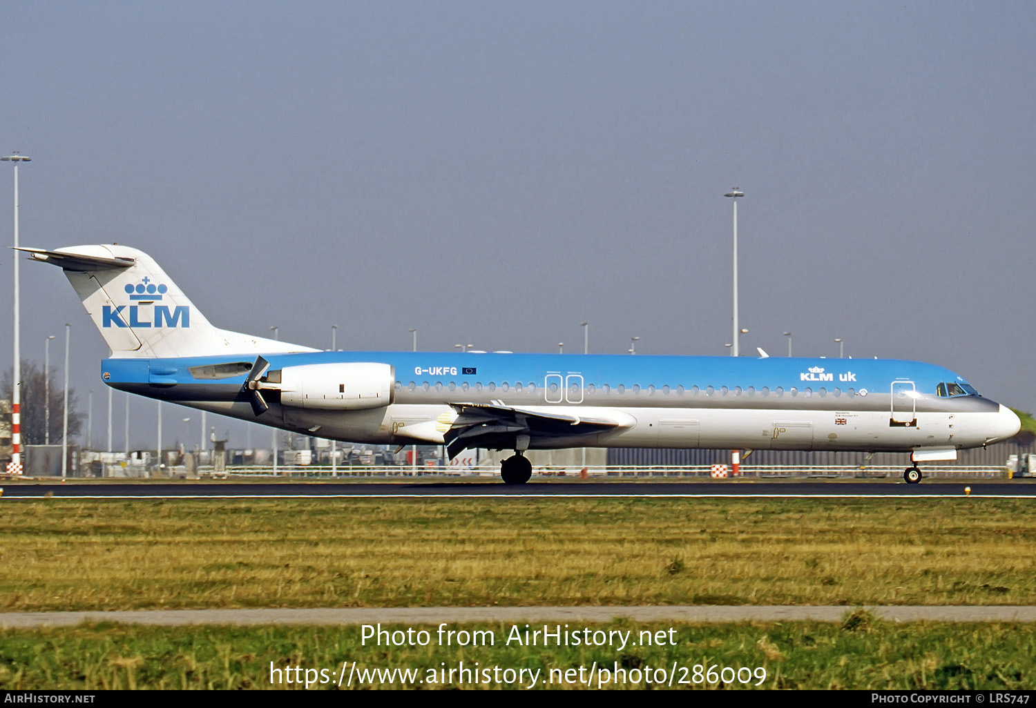 Aircraft Photo of G-UKFG | Fokker 100 (F28-0100) | KLM UK | AirHistory.net #286009