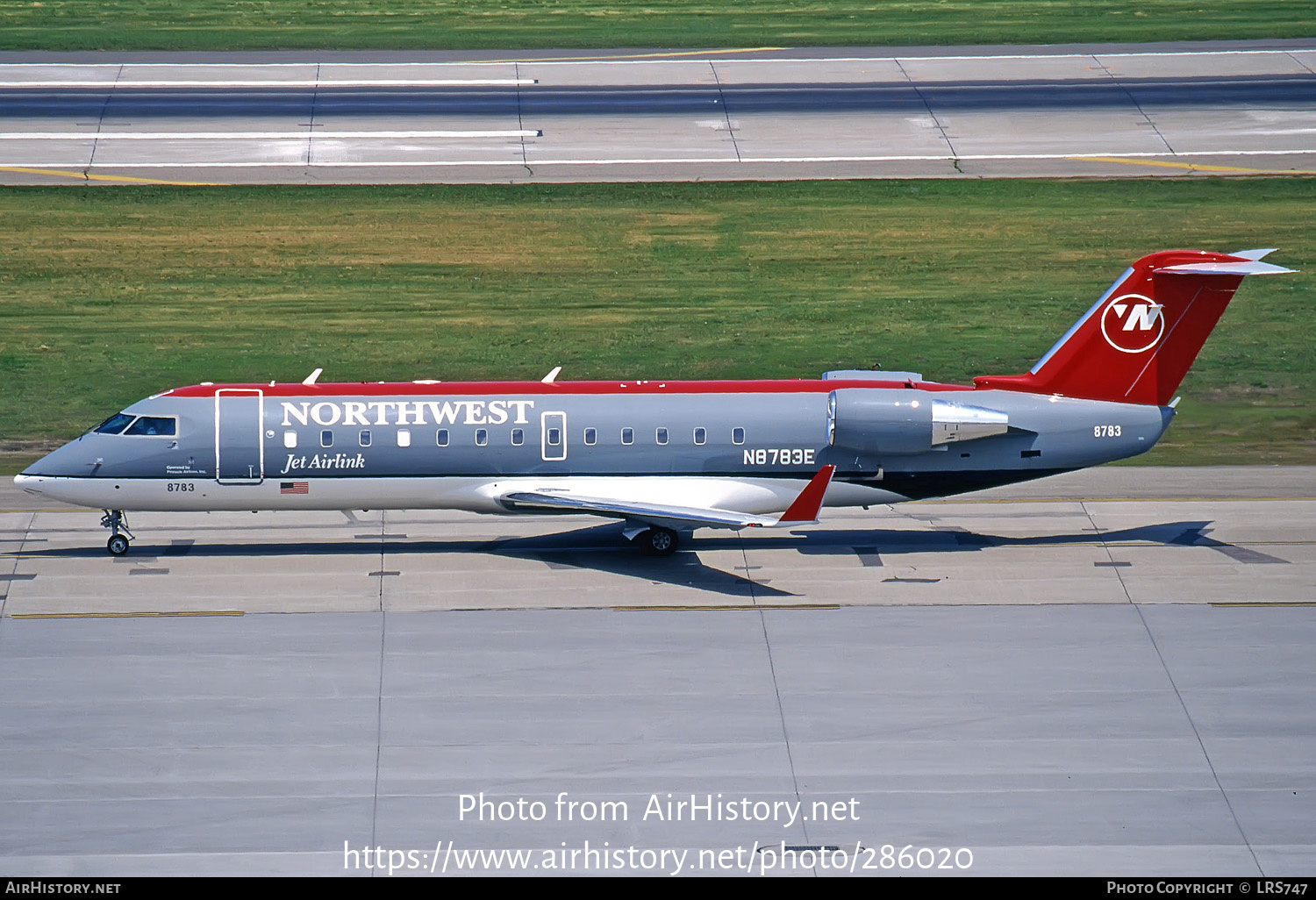 Aircraft Photo of N8783E | Bombardier CRJ-440 (CL-600-2B19) | Northwest Jet Airlink | AirHistory.net #286020