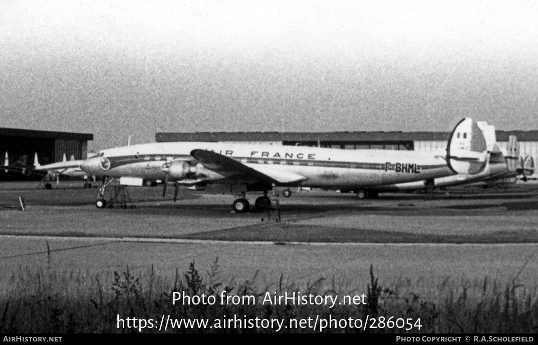 Aircraft Photo of F-BHML | Lockheed L-1049G Super Constellation | Air France | AirHistory.net #286054