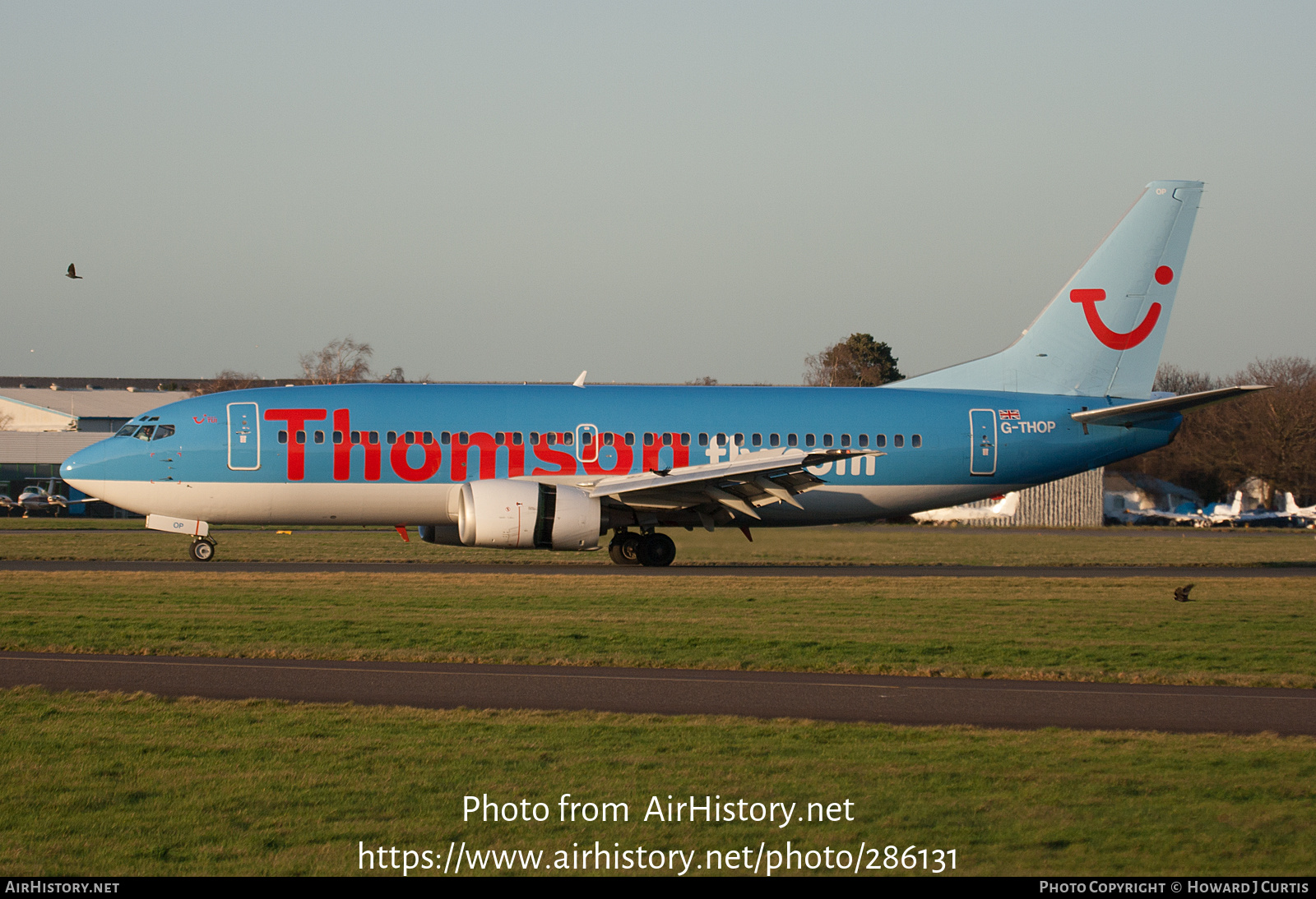 Aircraft Photo of G-THOP | Boeing 737-3U3 | Thomsonfly | AirHistory.net #286131