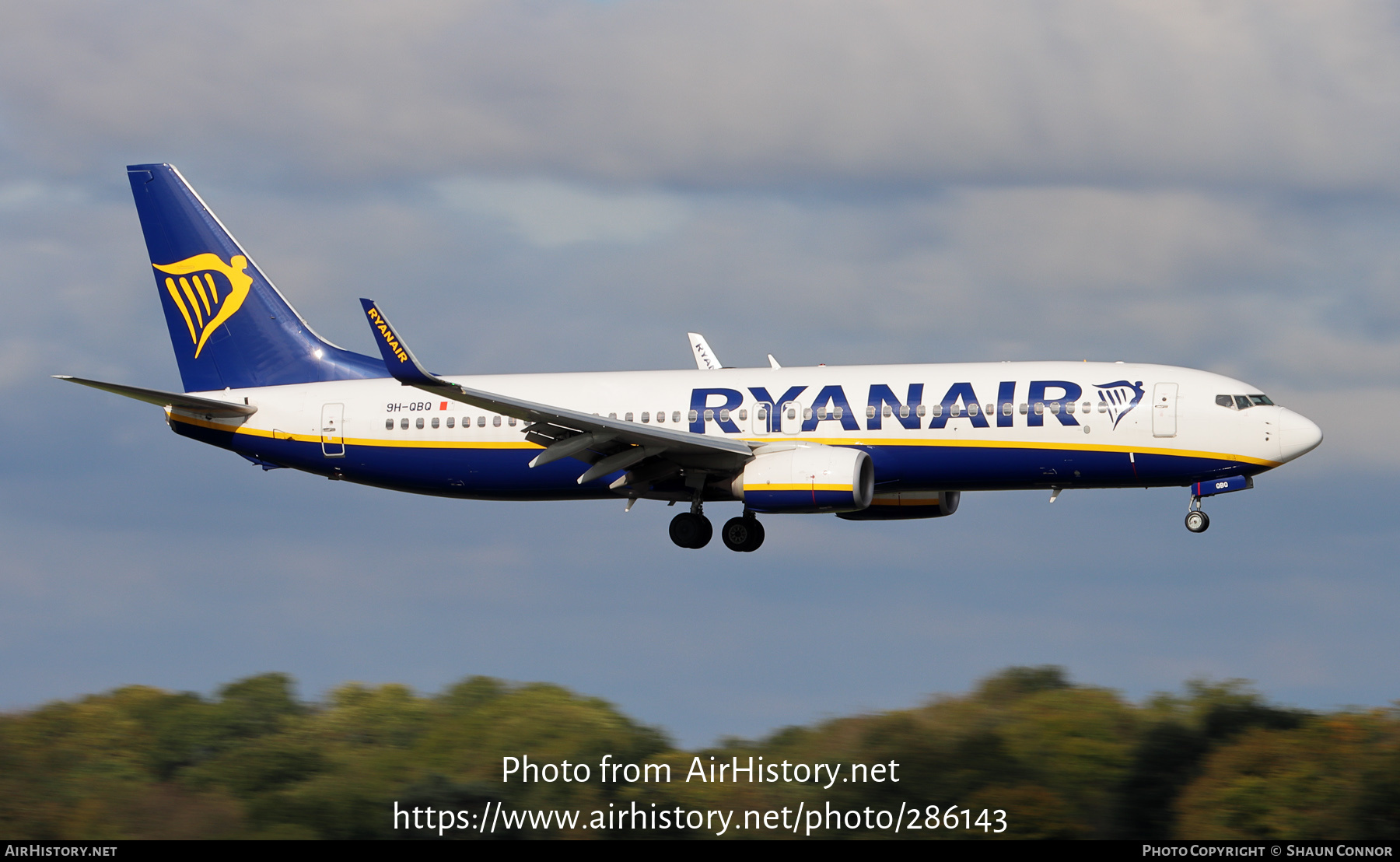 Aircraft Photo of 9H-QBQ | Boeing 737-8AS | Ryanair | AirHistory.net #286143