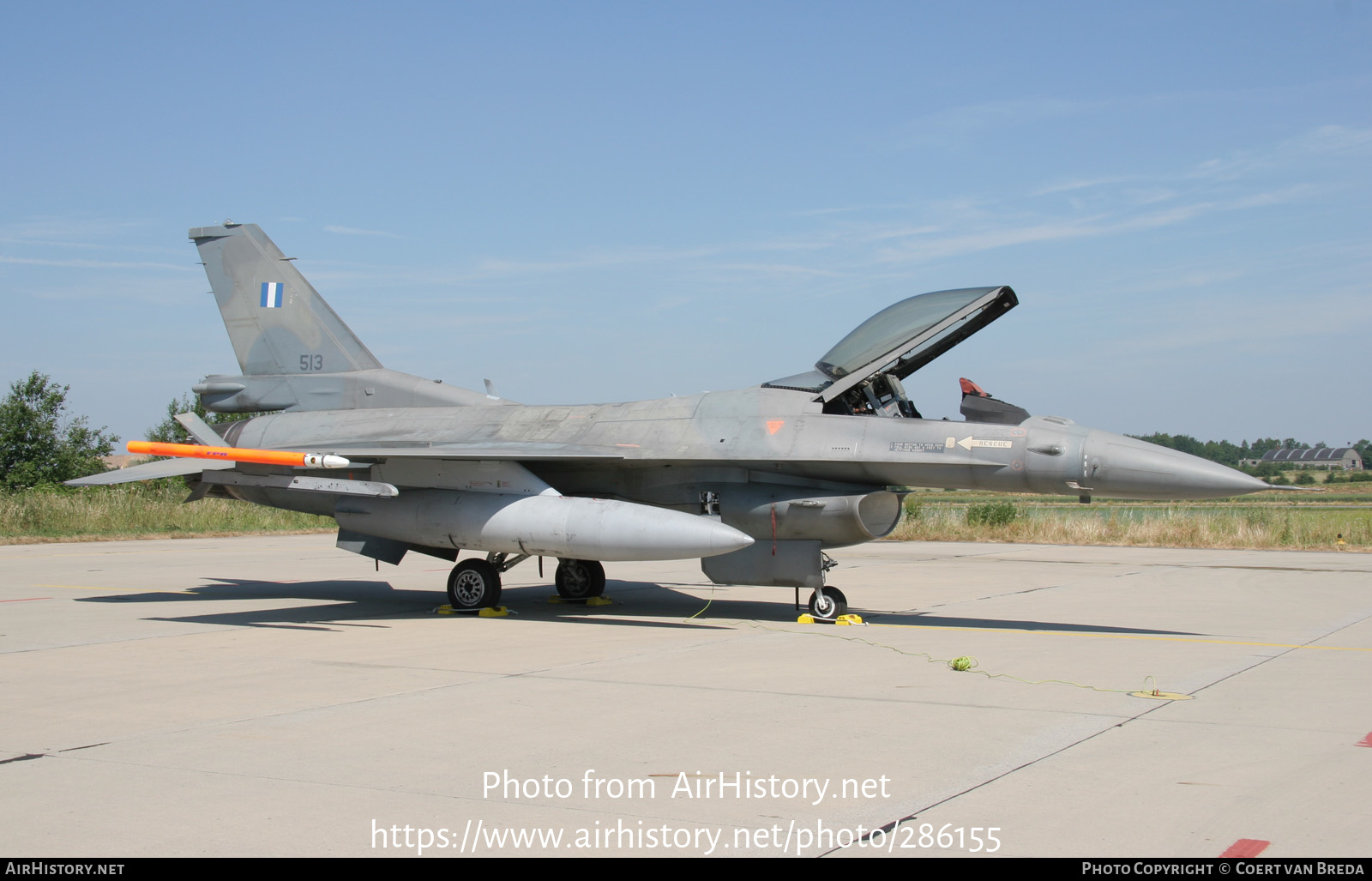 Aircraft Photo of 513 | Lockheed Martin F-16C Fighting Falcon | Greece - Air Force | AirHistory.net #286155