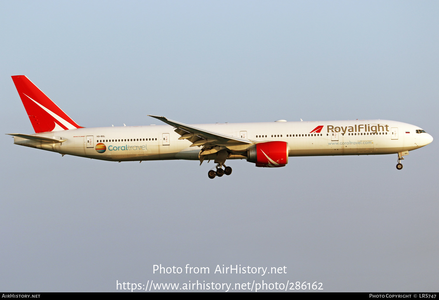 Aircraft Photo of VQ-BGL | Boeing 777-31H/ER | Royal Flight Airlines | AirHistory.net #286162