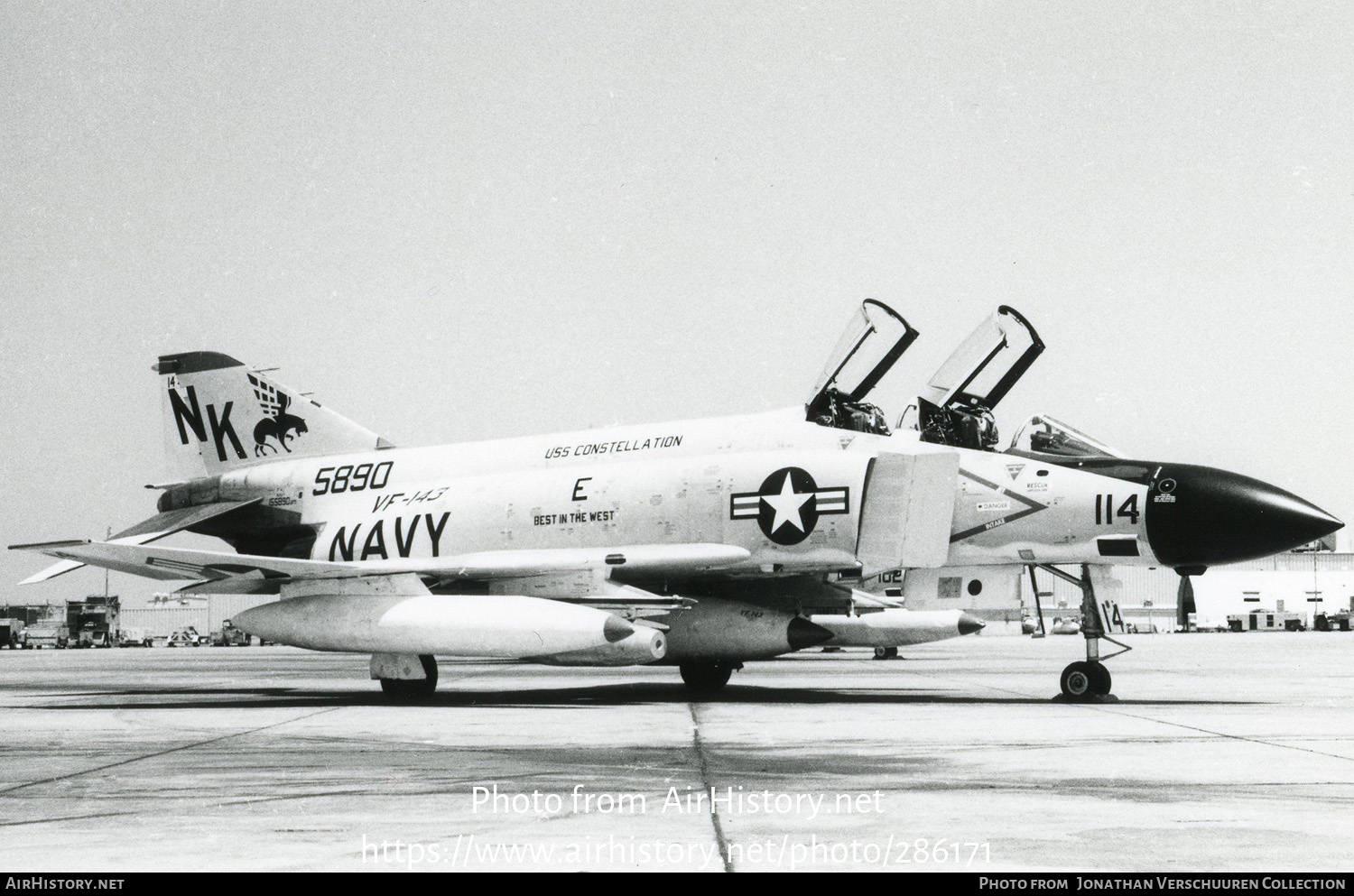 Aircraft Photo of 155890 | McDonnell Douglas F-4J Phantom II | USA - Navy | AirHistory.net #286171