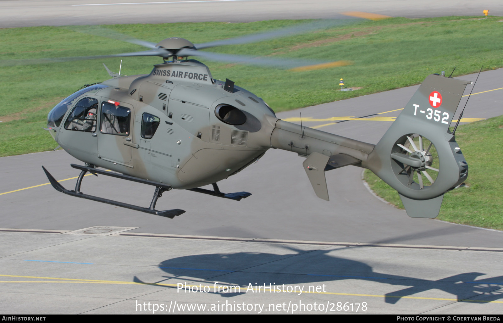 Aircraft Photo of T-352 | Eurocopter TH05 (EC-635P-2+) | Switzerland - Air Force | AirHistory.net #286178