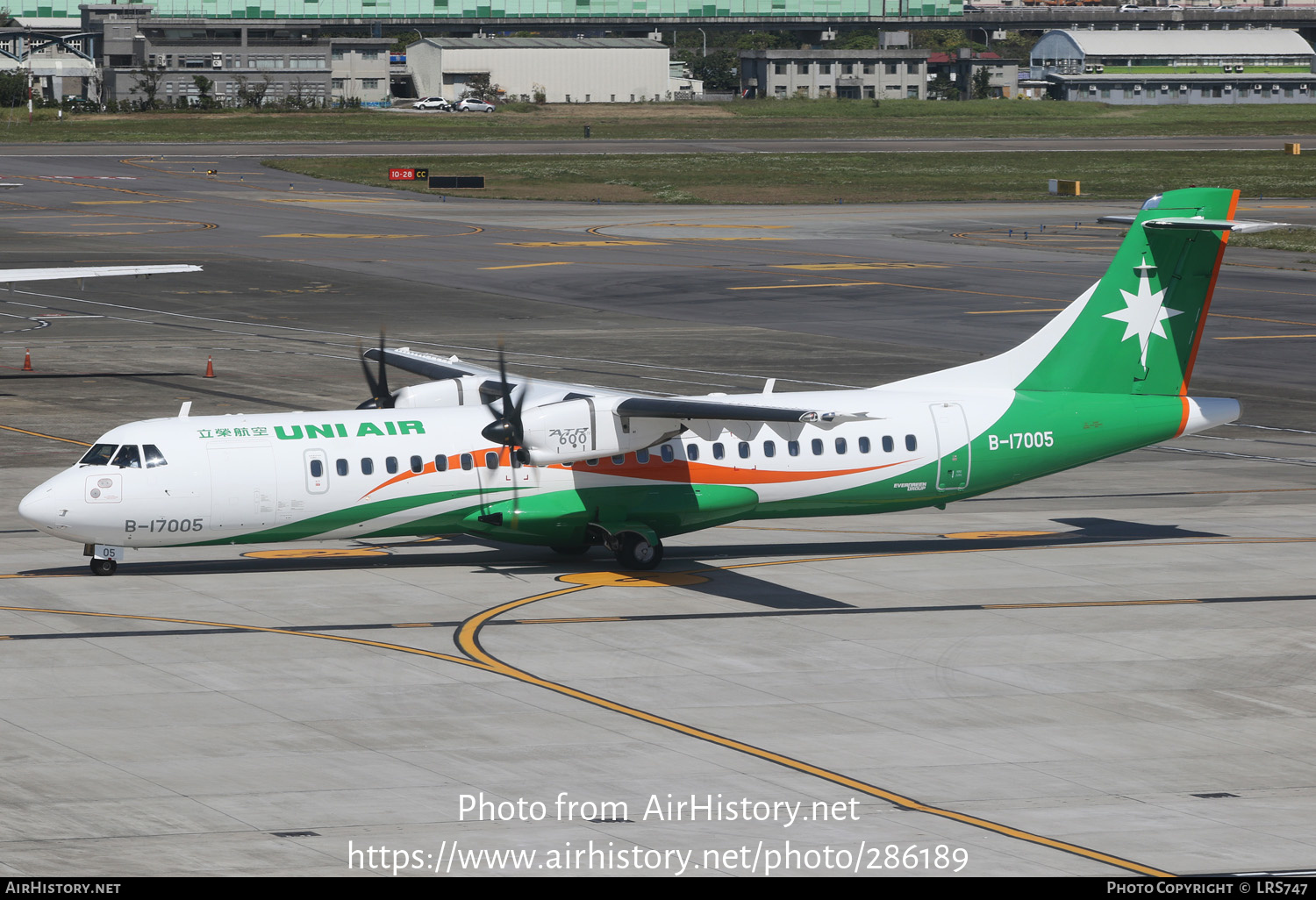 Aircraft Photo of B-17005 | ATR ATR-72-600 (ATR-72-212A) | UNI Air | AirHistory.net #286189