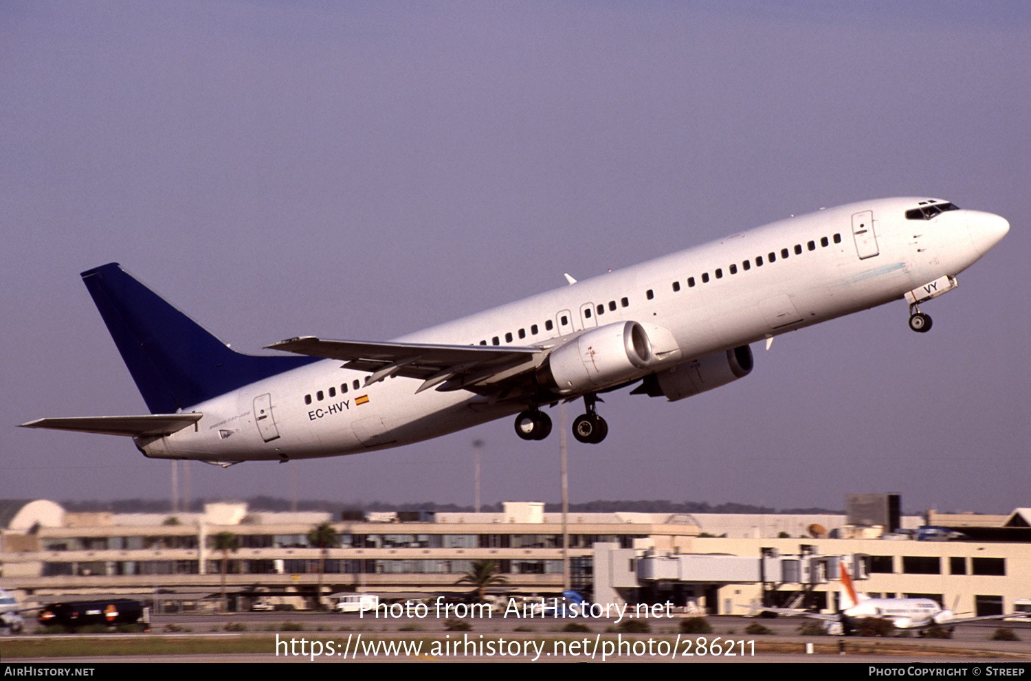 Aircraft Photo of EC-HVY | Boeing 737-4Y0 | AirHistory.net #286211