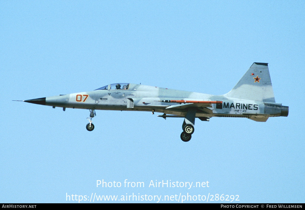 Aircraft Photo of 76-1589 / 761589 | Northrop F-5E Tiger II | USA - Marines | AirHistory.net #286292