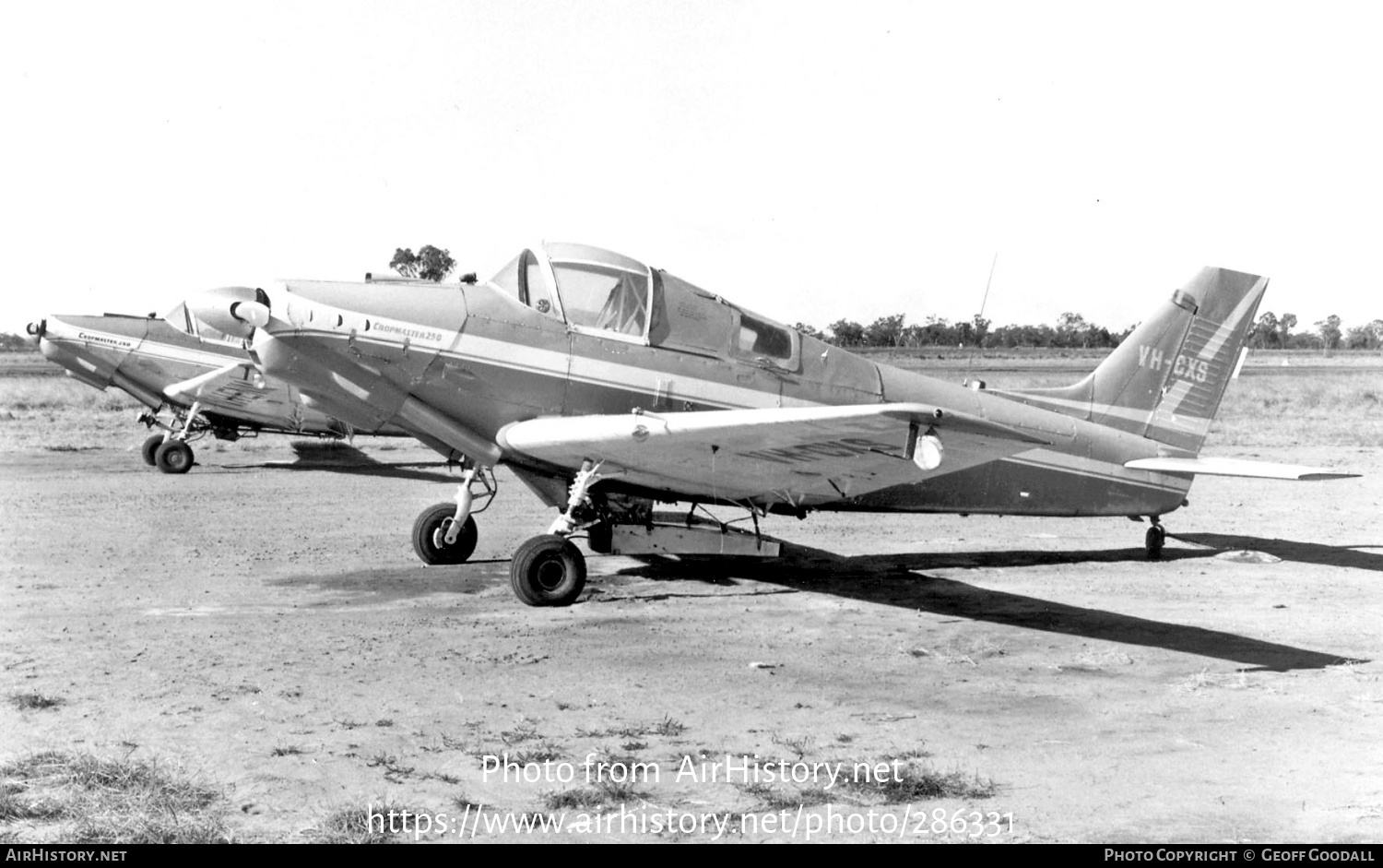 Aircraft Photo of VH-CXS | Yeoman YA1 Cropmaster 250 | Hazair | AirHistory.net #286331