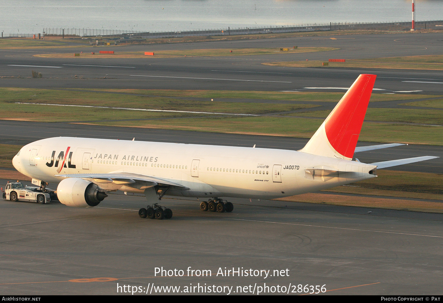 Aircraft Photo of JA007D | Boeing 777-289 | Japan Airlines - JAL | AirHistory.net #286356