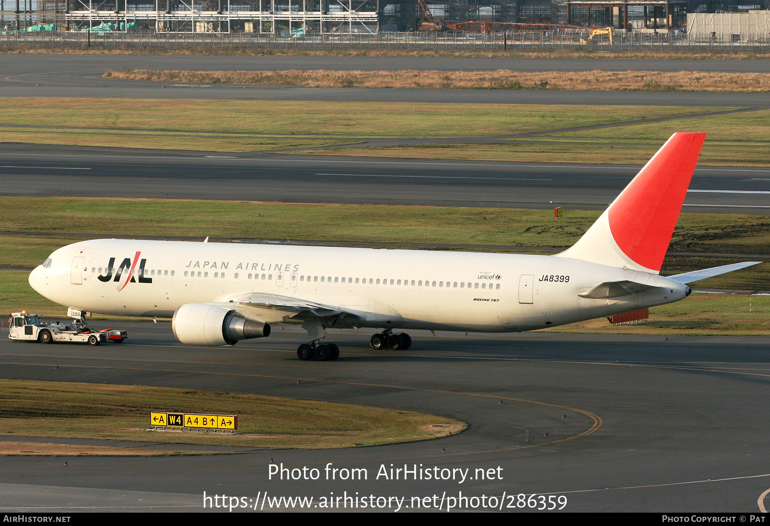 Aircraft Photo of JA8399 | Boeing 767-346 | Japan Airlines - JAL | AirHistory.net #286359