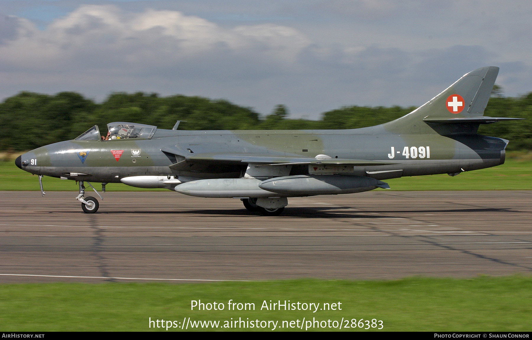 Aircraft Photo of J-4091 | Hawker Hunter F58 | Switzerland - Air Force | AirHistory.net #286383