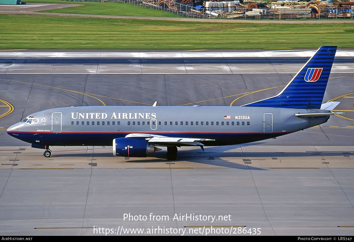 Aircraft Photo of N313UA | Boeing 737-322 | United Airlines | AirHistory.net #286435