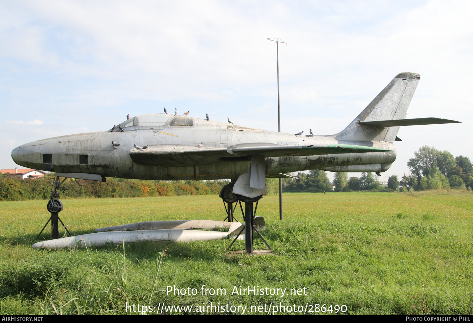 Aircraft Photo of MM52-7339 | Republic RF-84F Thunderflash | Italy - Air Force | AirHistory.net #286490