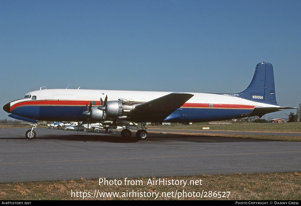 Aircraft Photo of N500UA | Douglas C-118A Liftmaster | Universal Airlines | AirHistory.net #286527