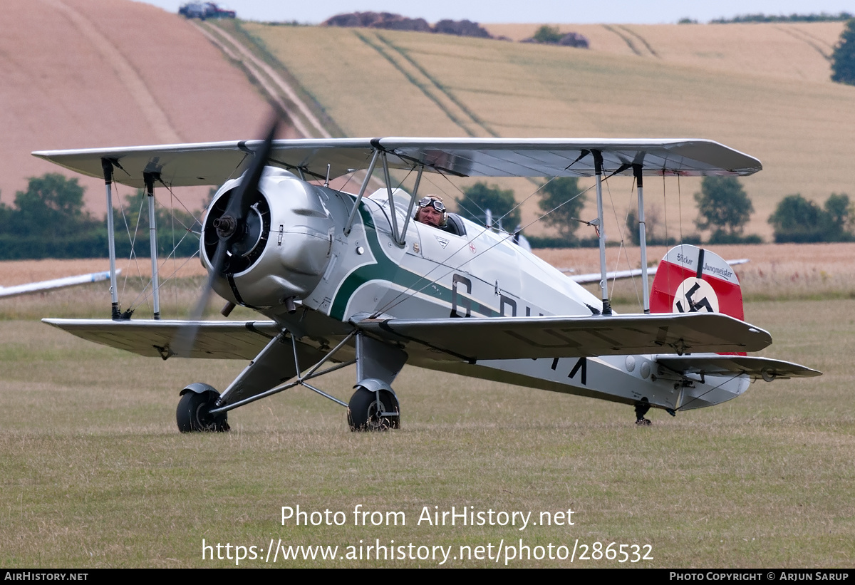 Aircraft Photo of G-BUTX | Bücker Bü 133C/SS-185 Jungmeister | AirHistory.net #286532