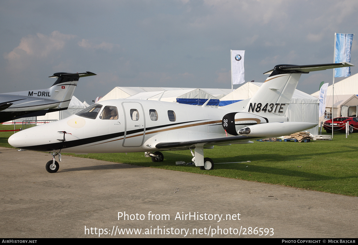 Aircraft Photo of N843TE | Eclipse 500 (EA500) | AirHistory.net #286593