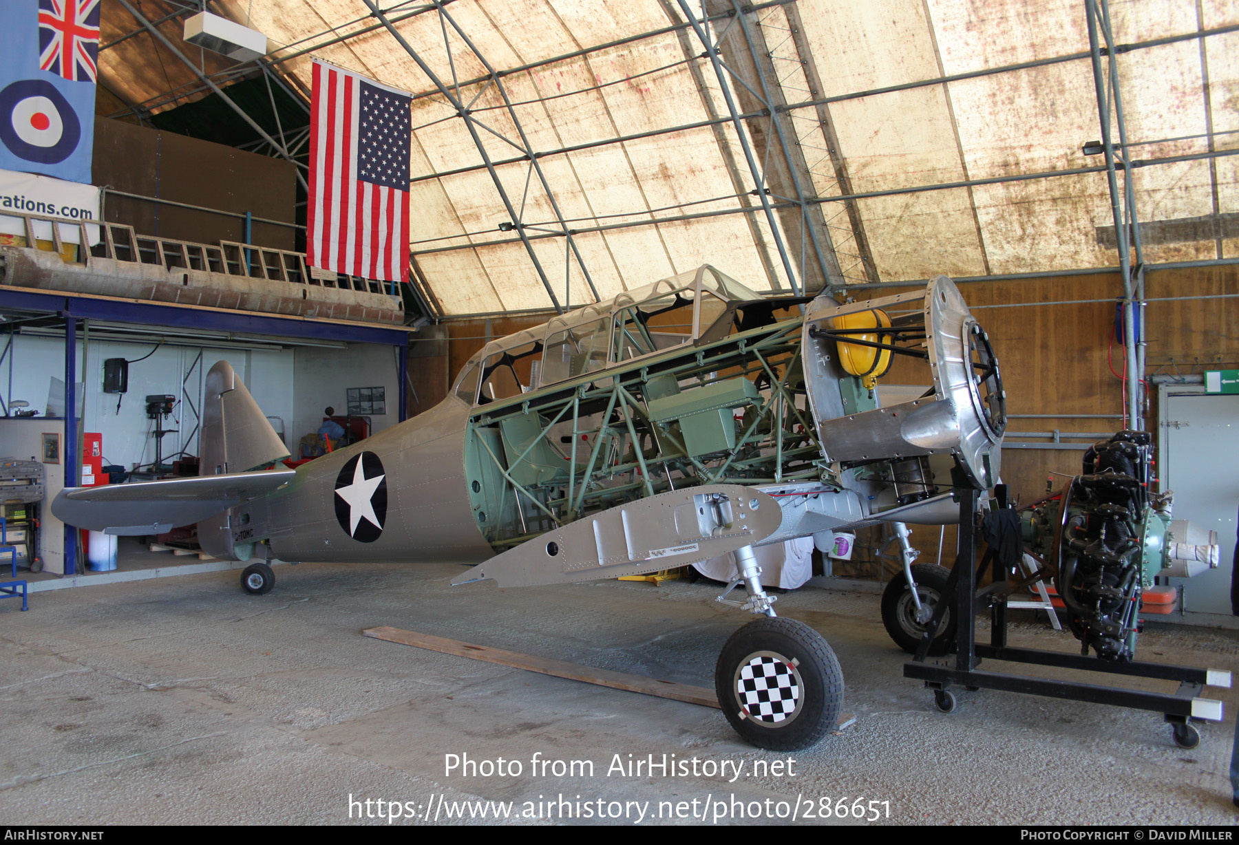 Aircraft Photo of G-TOMC | North American AT-6G Texan | USA - Air Force | AirHistory.net #286651