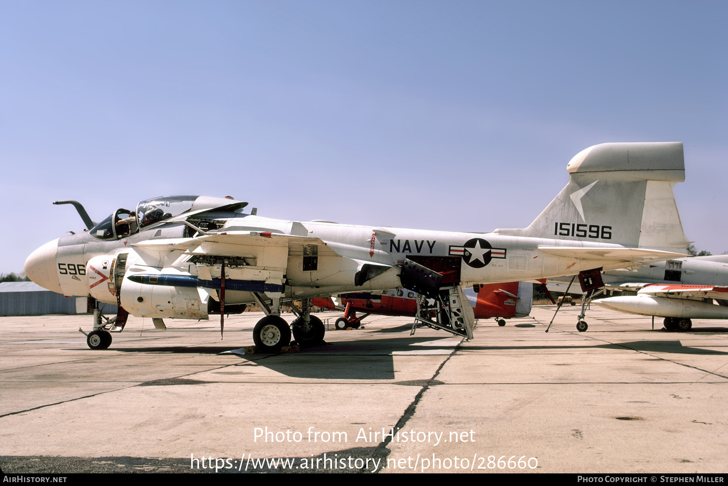 Aircraft Photo of 151596 | Grumman EA-6A Intruder (G-128/A2F-1Q) | USA - Navy | AirHistory.net #286660