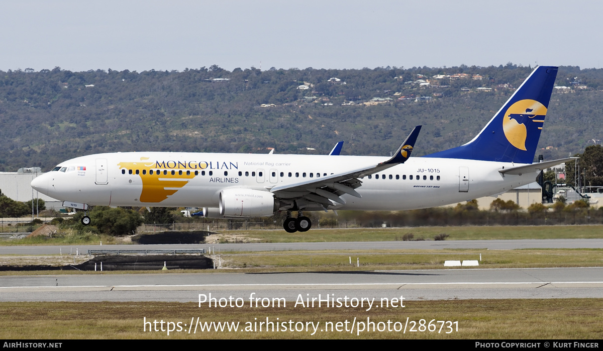 Aircraft Photo of JU-1015 | Boeing 737-8SH | MIAT Mongolian Airlines | AirHistory.net #286731