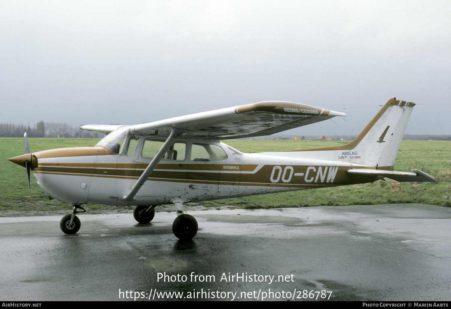 Aircraft Photo of OO-CNW | Reims F172N Skyhawk 100 II | Abelag Aviation | AirHistory.net #286787