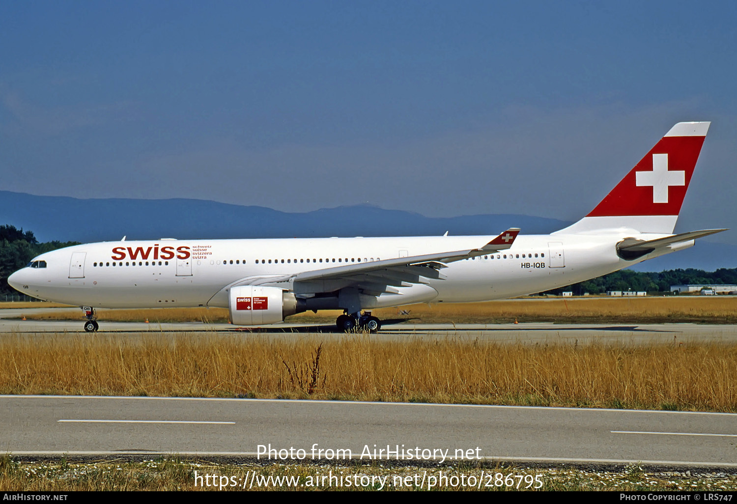 Aircraft Photo of HB-IQB | Airbus A330-223 | Swiss International Air Lines | AirHistory.net #286795