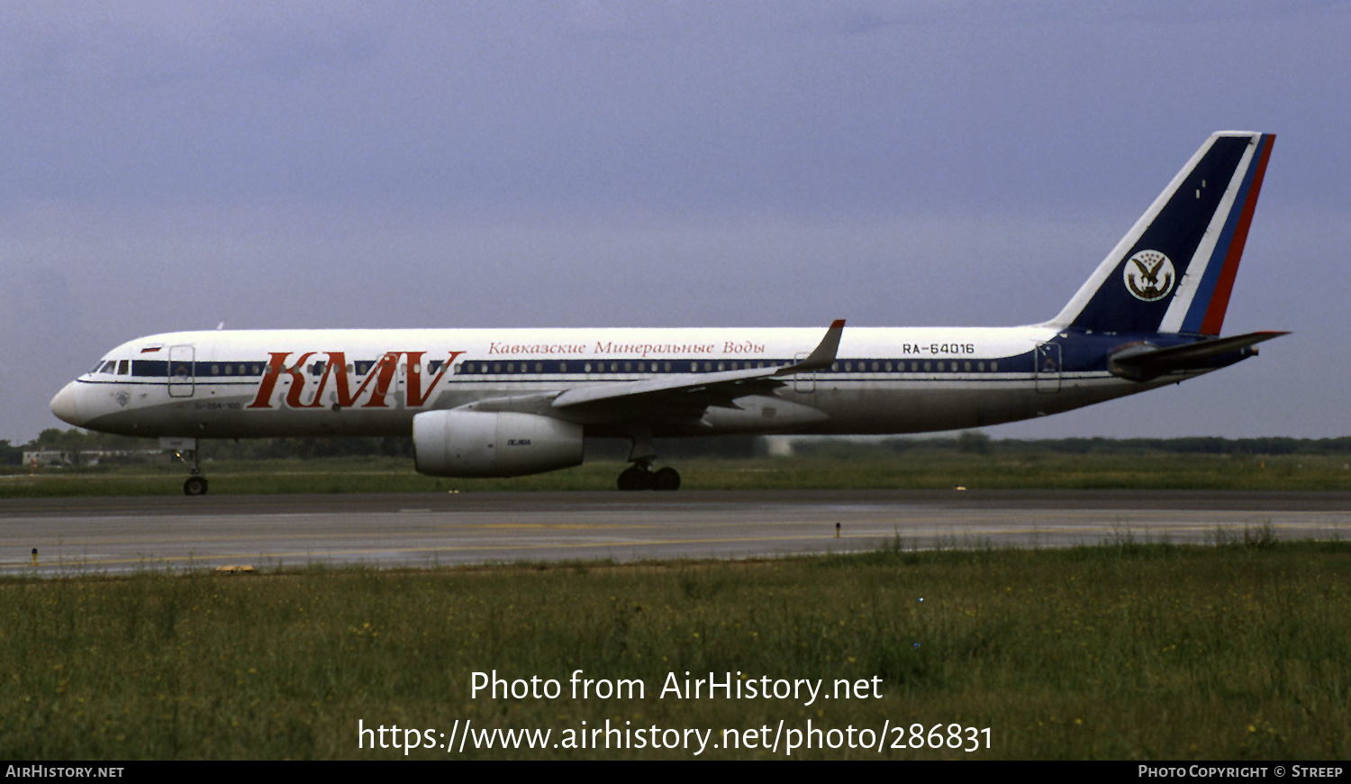 Aircraft Photo of RA-64016 | Tupolev Tu-204-100 | KMV - Kavkazskie Mineralnye Vody | AirHistory.net #286831