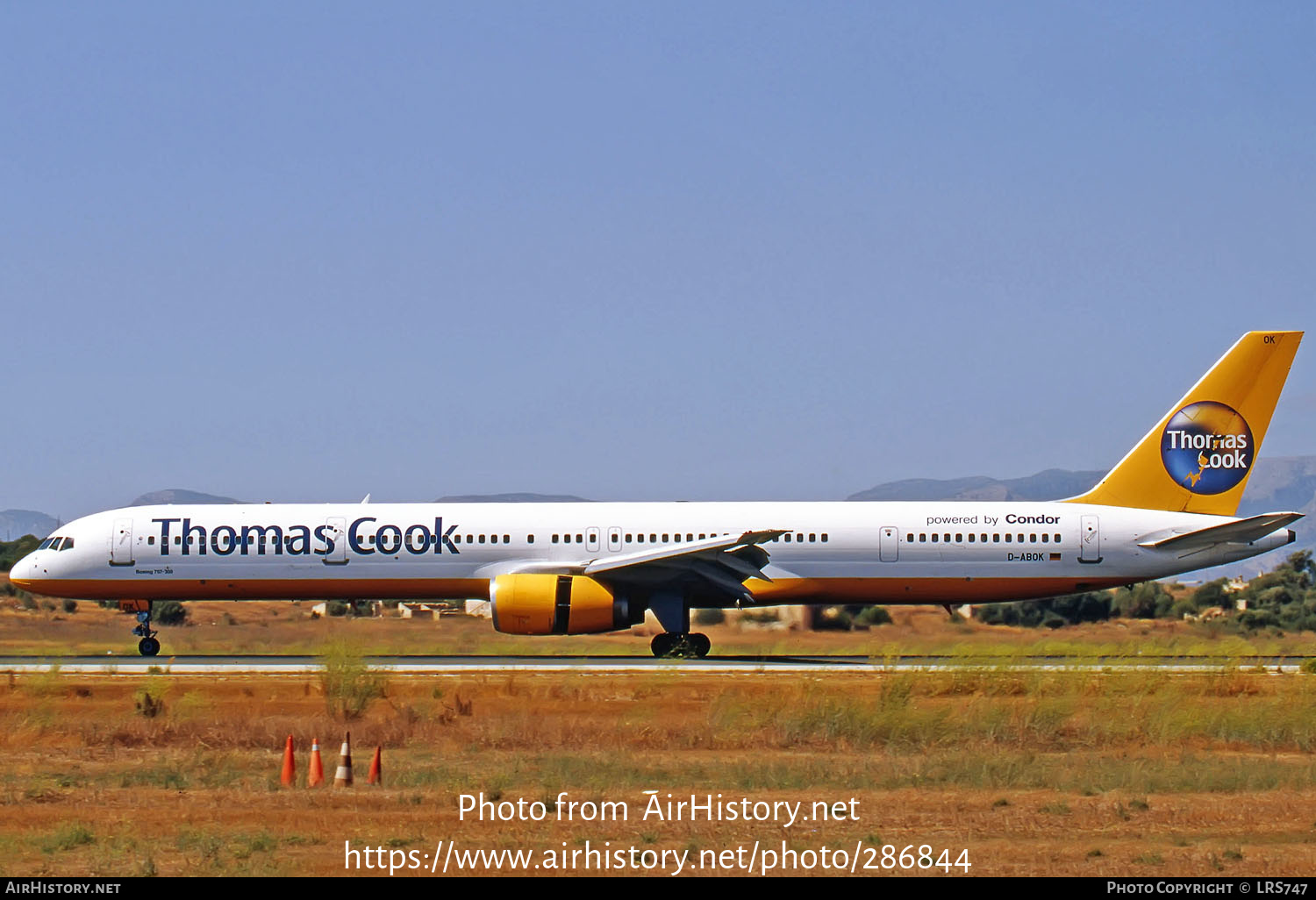 Aircraft Photo of D-ABOK | Boeing 757-330 | Thomas Cook Airlines | AirHistory.net #286844