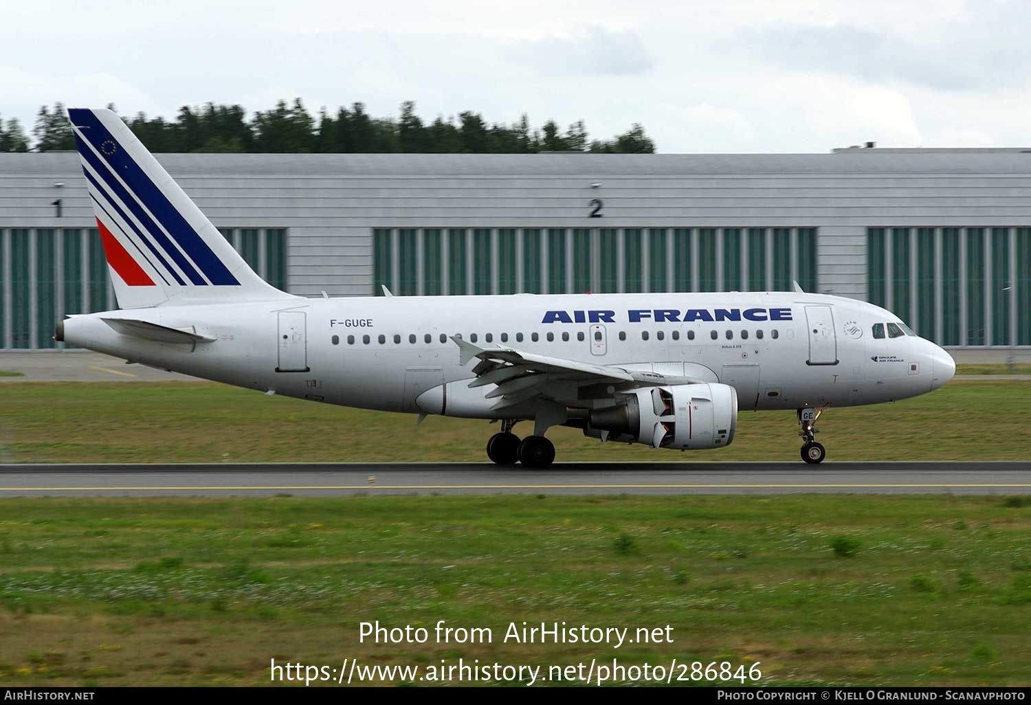 Aircraft Photo of F-GUGE | Airbus A318-111 | Air France | AirHistory.net #286846