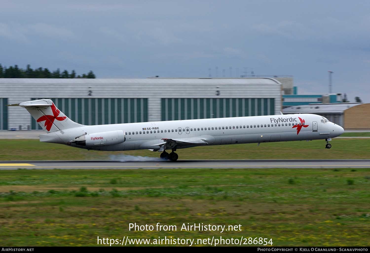 Aircraft Photo of SE-RBE | McDonnell Douglas MD-82 (DC-9-82) | FlyNordic | AirHistory.net #286854