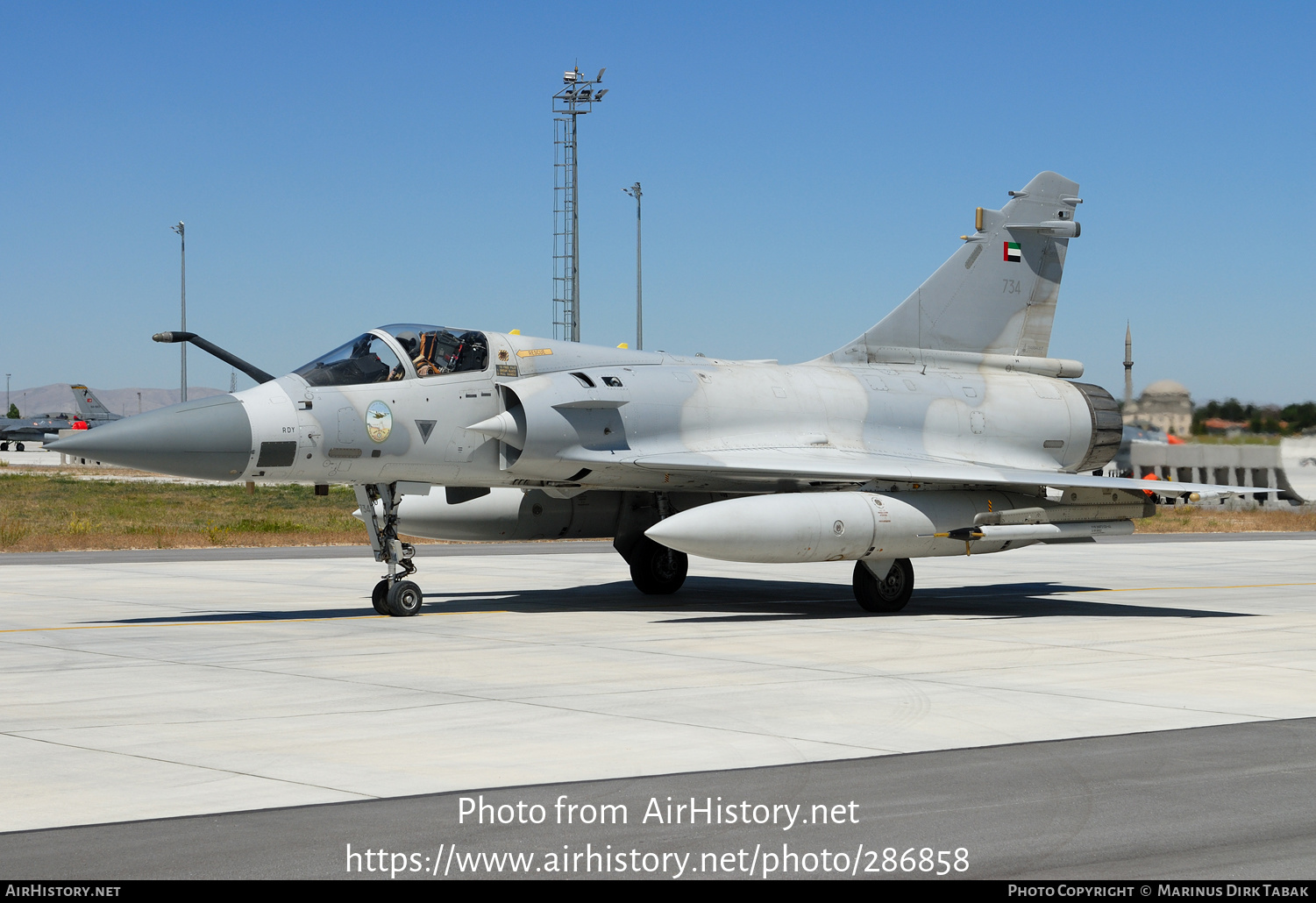 Aircraft Photo of 734 | Dassault Mirage 2000-9EAD | United Arab Emirates - Air Force | AirHistory.net #286858