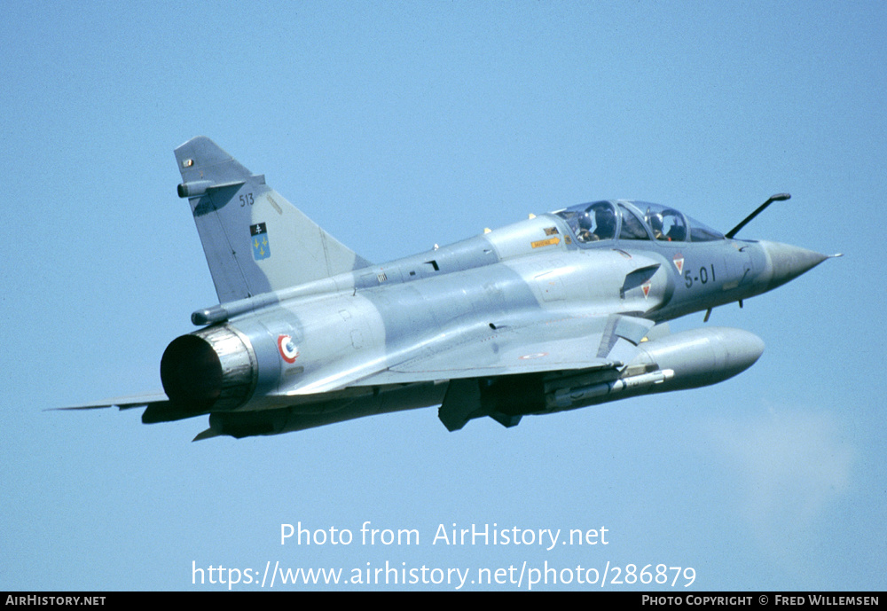 Aircraft Photo of 513 | Dassault Mirage 2000B | France - Air Force | AirHistory.net #286879