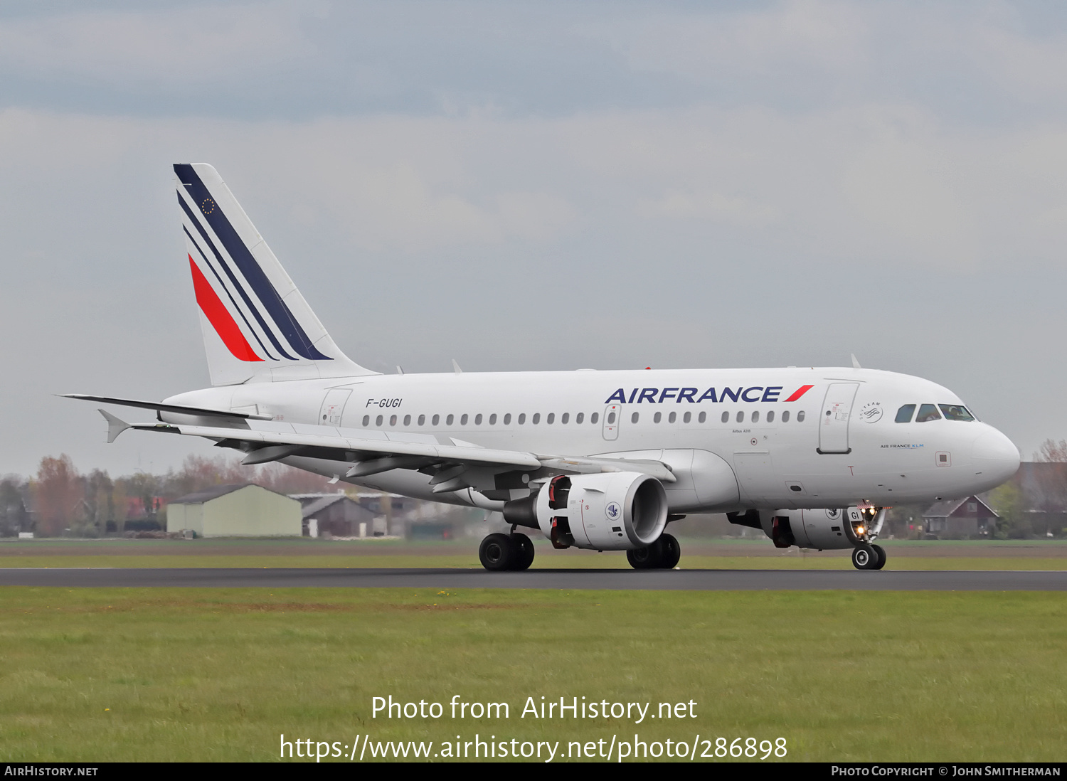 Aircraft Photo of F-GUGI | Airbus A318-111 | Air France | AirHistory.net #286898