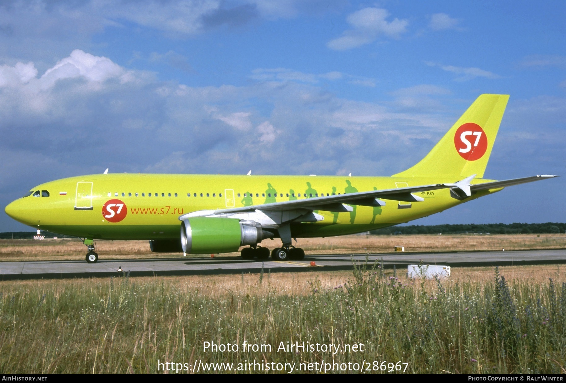 Aircraft Photo of VP-BSY | Airbus A310-204 | S7 Airlines | AirHistory.net #286967