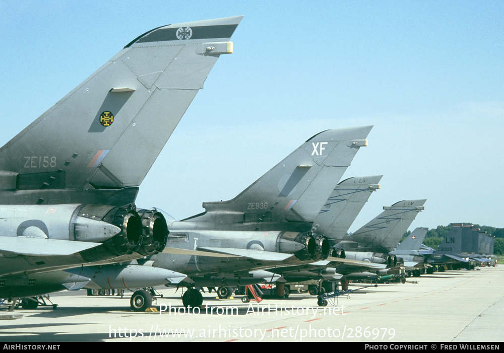 Aircraft Photo of ZE158 | Panavia Tornado F3 | UK - Air Force | AirHistory.net #286979